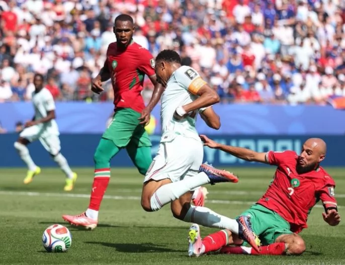 لقطات خاصة من مباراة المغرب وفرنسا فى ربع نهائي كأس العالم 2026